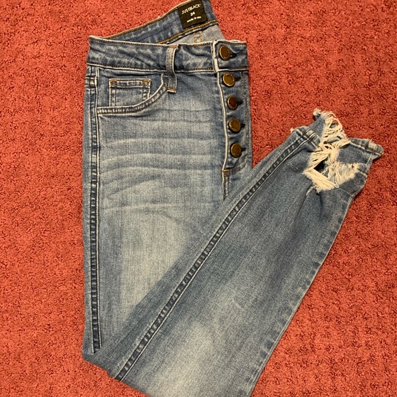 bloomingdales just black denim